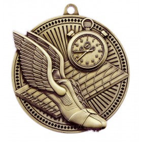 Gold Track Medal 2.25" - MSK16G