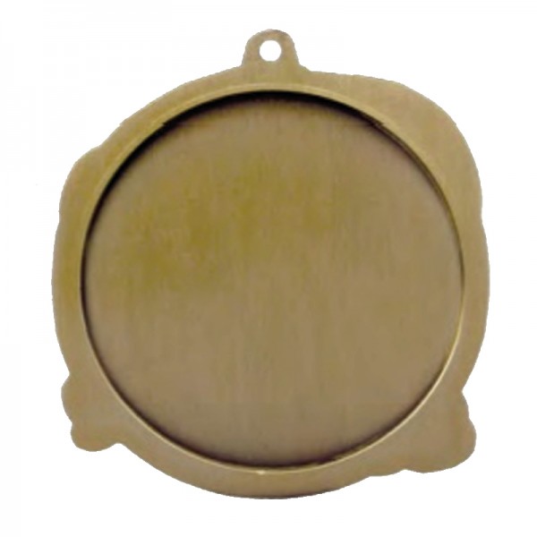 Gold Volleyball Medal 2.25" - MSK17G back