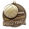 Gold Volleyball Medal 2.25" - MSK17G