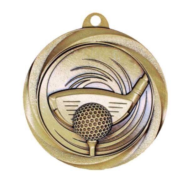 Médaille Or Golf MSL1007G
