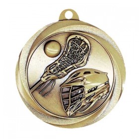 Gold Lacrosse Medal 2" - MSL1028G
