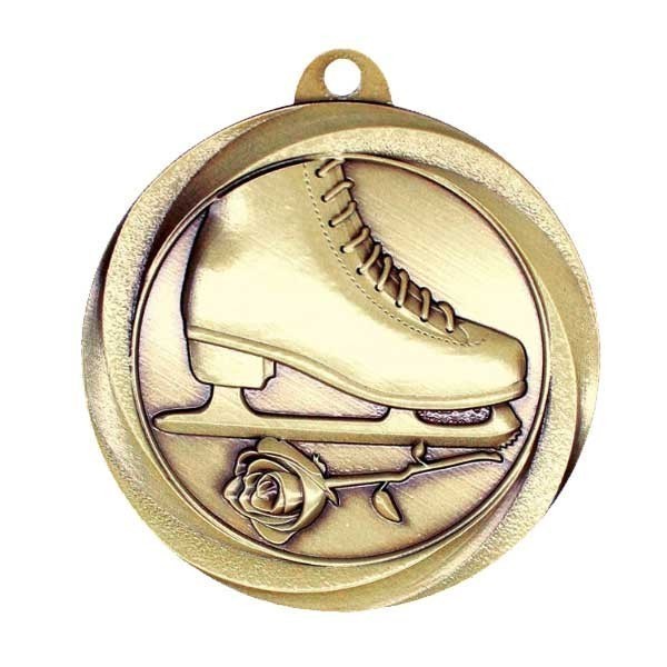 Médaille Or Patinage Artistique MSL1037G