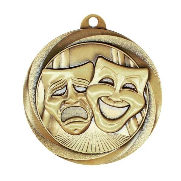 Gold Drama Medal 2" - MSL1046G