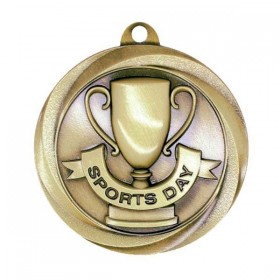 Gold Sports Day Medal 2" - MSL1073G