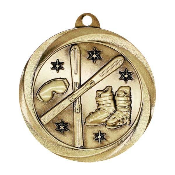 Médaille Or Ski Alpin MSL1082G
