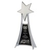 Silver Starry Trophy 10.75" H - DA9720S
