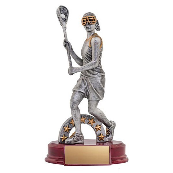 Women's Lacrosse Trophy 8.5" H - RFC-964