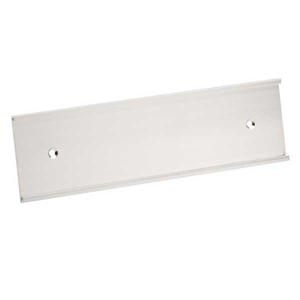 2" x 8" Silver Wall-Mounted Nameplate - NPH04-S