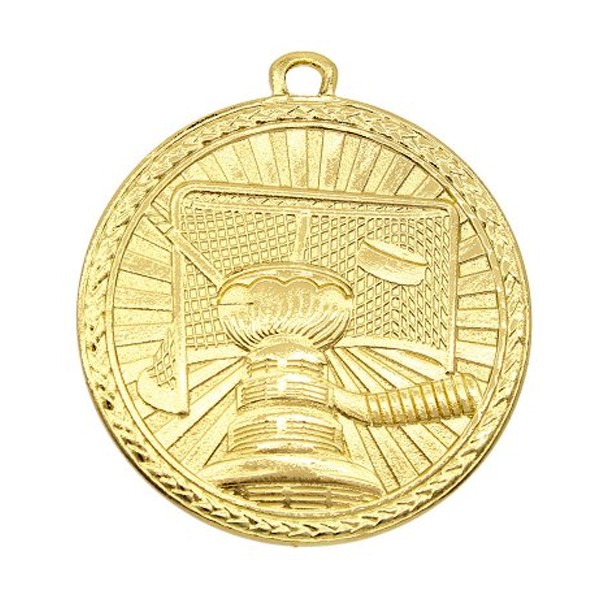Gold Hockey Medal 2" - MSB1010G