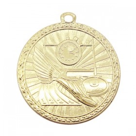 Gold Track Medal 2" - MSB1016G