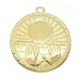 Gold Volleyball Medal 2" - MSB1017G