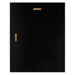Plaque 9 x 12 Noire et Bleue PLV465G-BK-BL verso