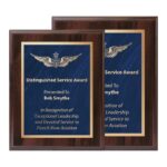 Plaque 9 x 12 Merisier et Bleue PLV465G-CW-BL formats