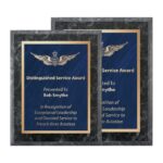Plaque 9 x 12 Granite et Bleue PLV465G-GRA-BL formats