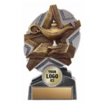 Emplacement pour logo et texte sur le Trophée Académique ProStar.