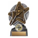 Emplacement pour logo et texte sur le Trophée Lacrosse ProStar.