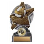 Emplacement pour logo et texte sur le Trophée Volleyball ProStar.